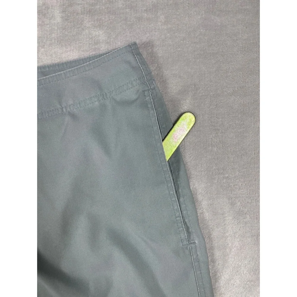 Abercrombie & Fitch Board Shorts Men's 31 Blue Gray Stretch Swim Trunks Surf